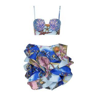 Versace Mermaid Two-Piece Dress Set – 2021 Spring/Summer Runway